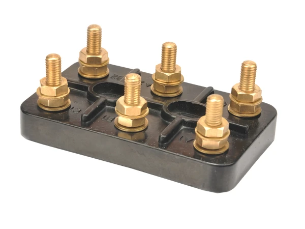 Motor terminal block — supplied reference photograph